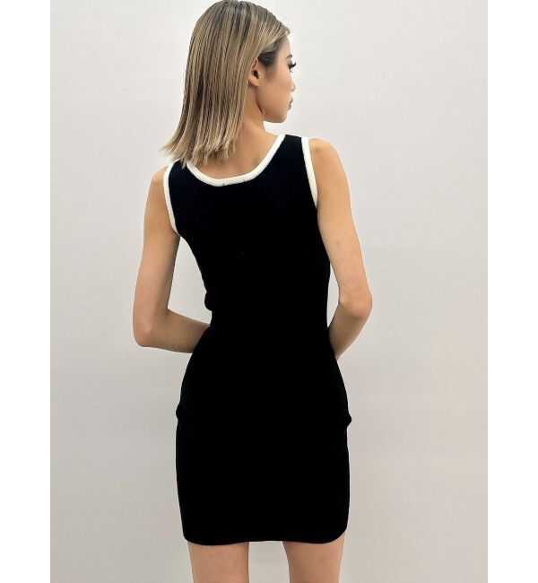 GYDA「Symmetry GYDAバイカラーアンサンブルワンピース」|ワンピース|