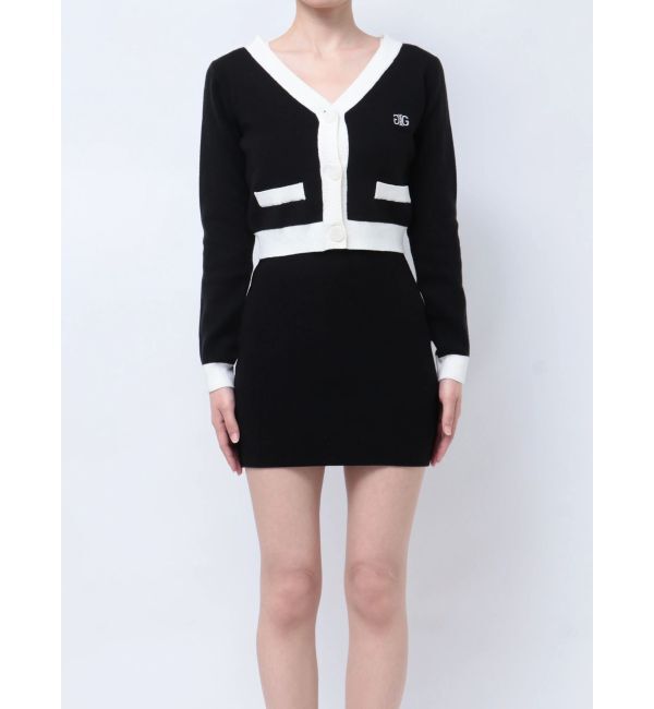 GYDA「Symmetry GYDAバイカラーアンサンブルワンピース」|ワンピース|