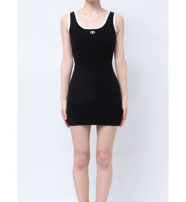 GYDA「Symmetry GYDAバイカラーアンサンブルワンピース」|ワンピース|