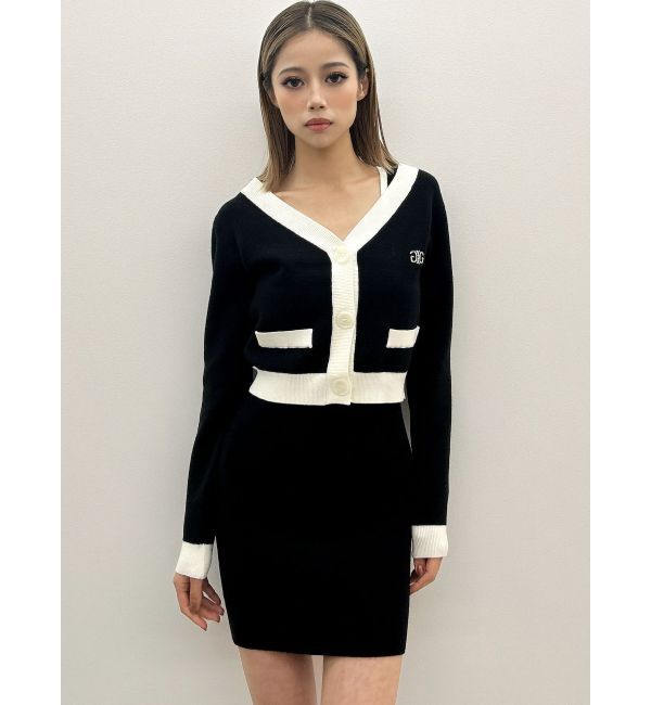 GYDA「Symmetry GYDAバイカラーアンサンブルワンピース」|ワンピース|