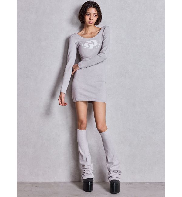 GYDA「レッグウォーマーSET GD インターシャニットワンピース」|ワンピース|