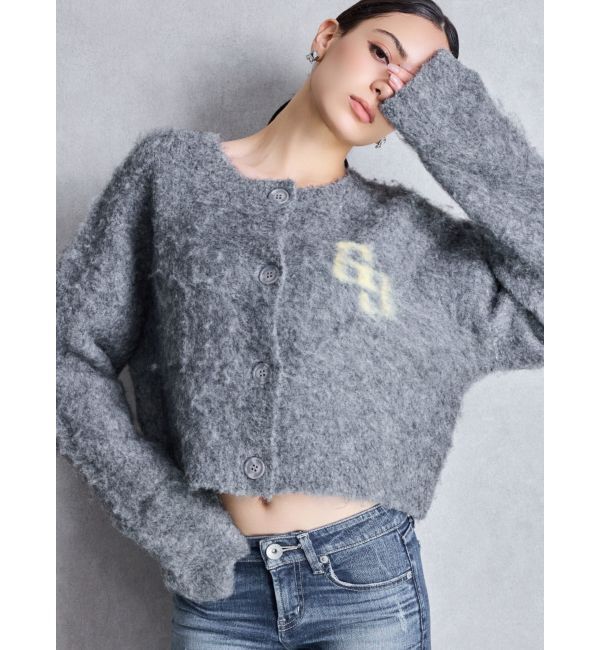 GYDA「AS IFニットカーディガン」|カーディガン|