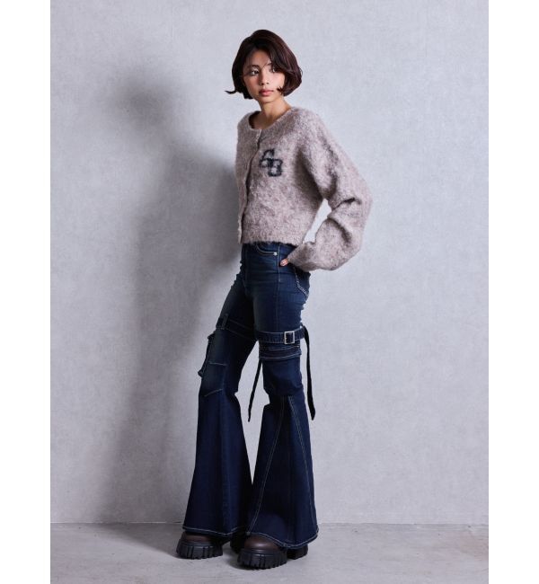 GYDA「AS IFニットカーディガン」|カーディガン|