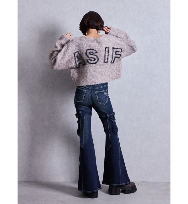 GYDA「AS IFニットカーディガン」|カーディガン|