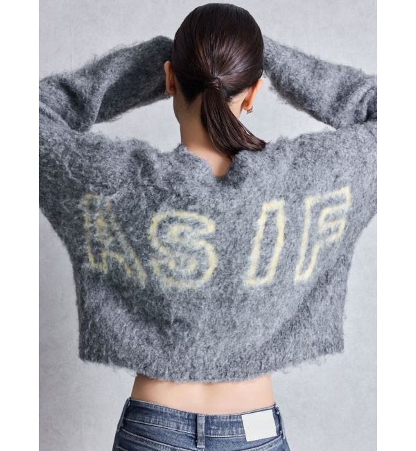 GYDA「AS IFニットカーディガン」|カーディガン|