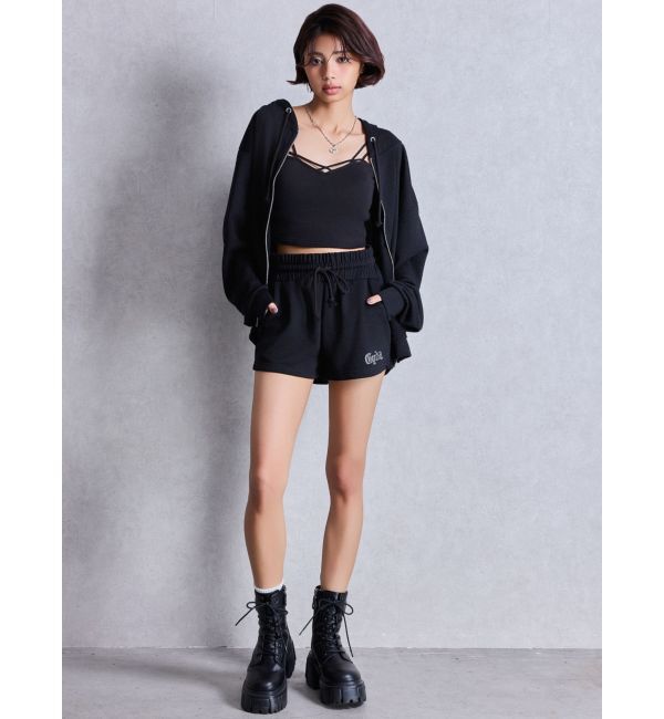 GYDA「NEW ラインストーンGYDAラメショートパンツ」|その他|