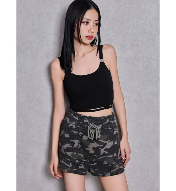 GYDA「NEW ラインストーンGYDAラメショートパンツ」|その他|