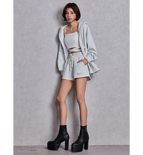 GYDA「NEW ラインストーンGYDAラメショートパンツ」|その他|