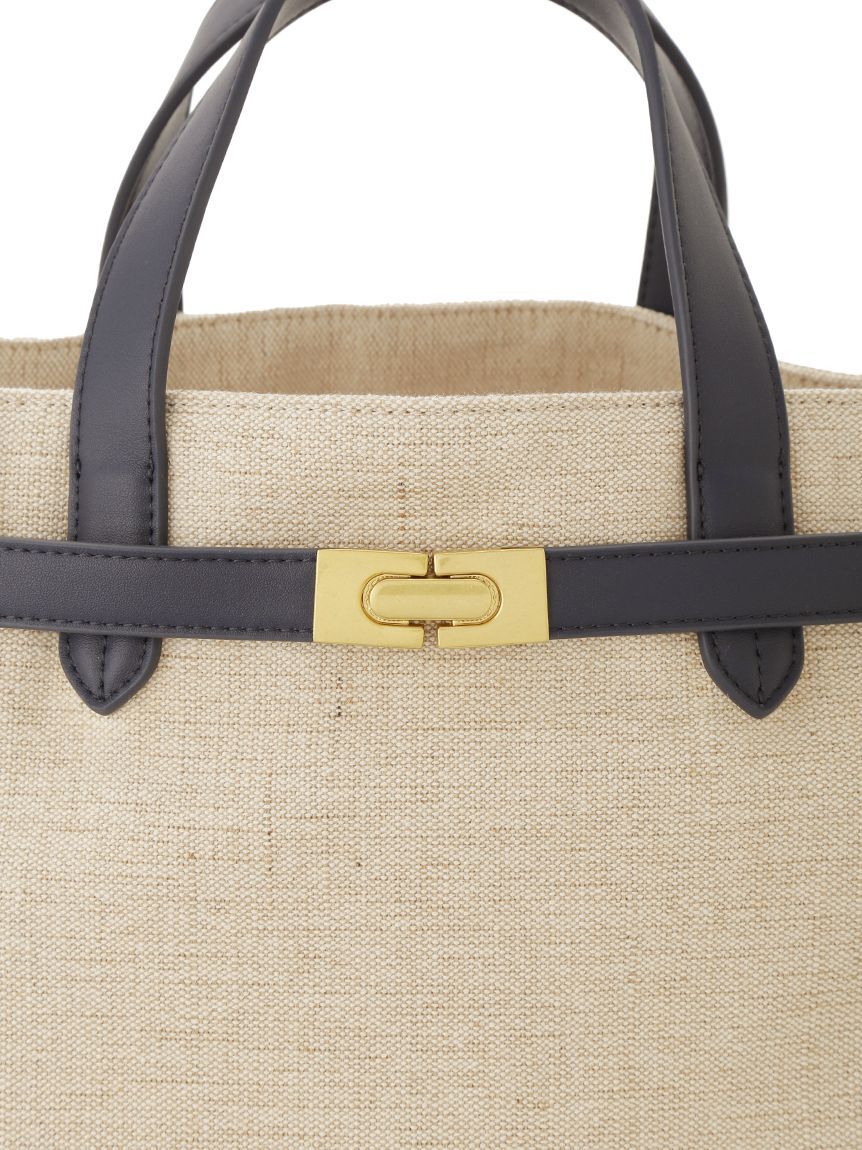 Mila Owen「ベルト付きキャンバストートバッグ」|トートバッグ|