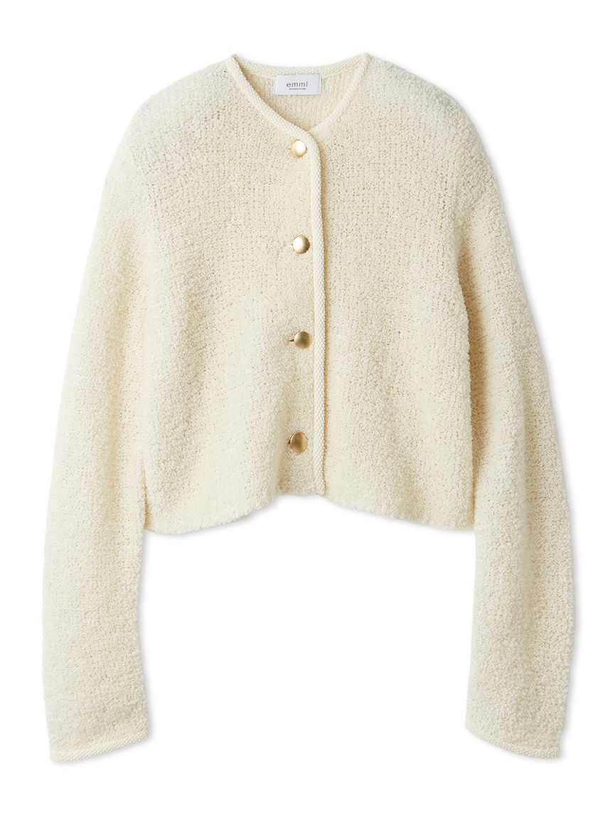 emmi atelier「ループヤーンコンパクトカーディガン」|カーディガン|OWHT