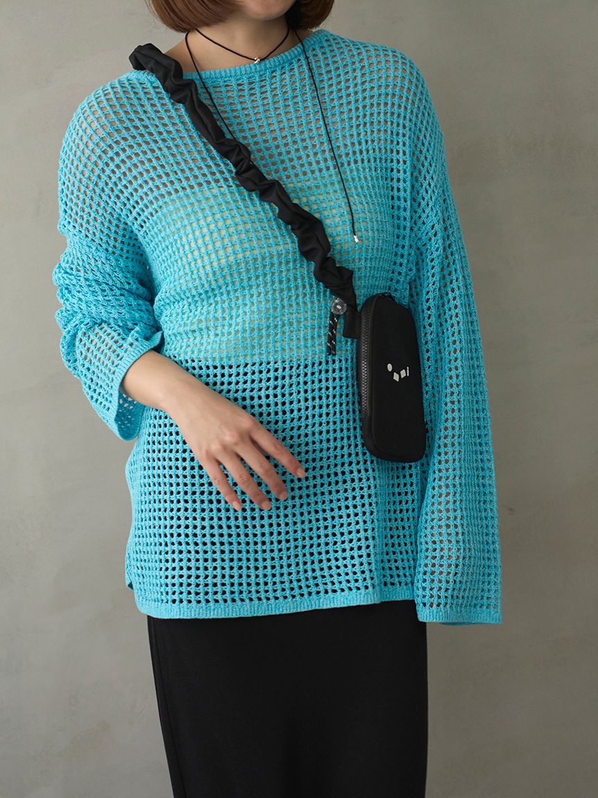 emmi atelier「ギャザーショルダースマホショルダー」|ショルダー・メッセンジャー|