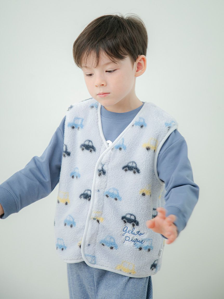 GELATO PIQUE KIDS & BABY「【KIDS】フリースベスト」|カーディガン|BLU