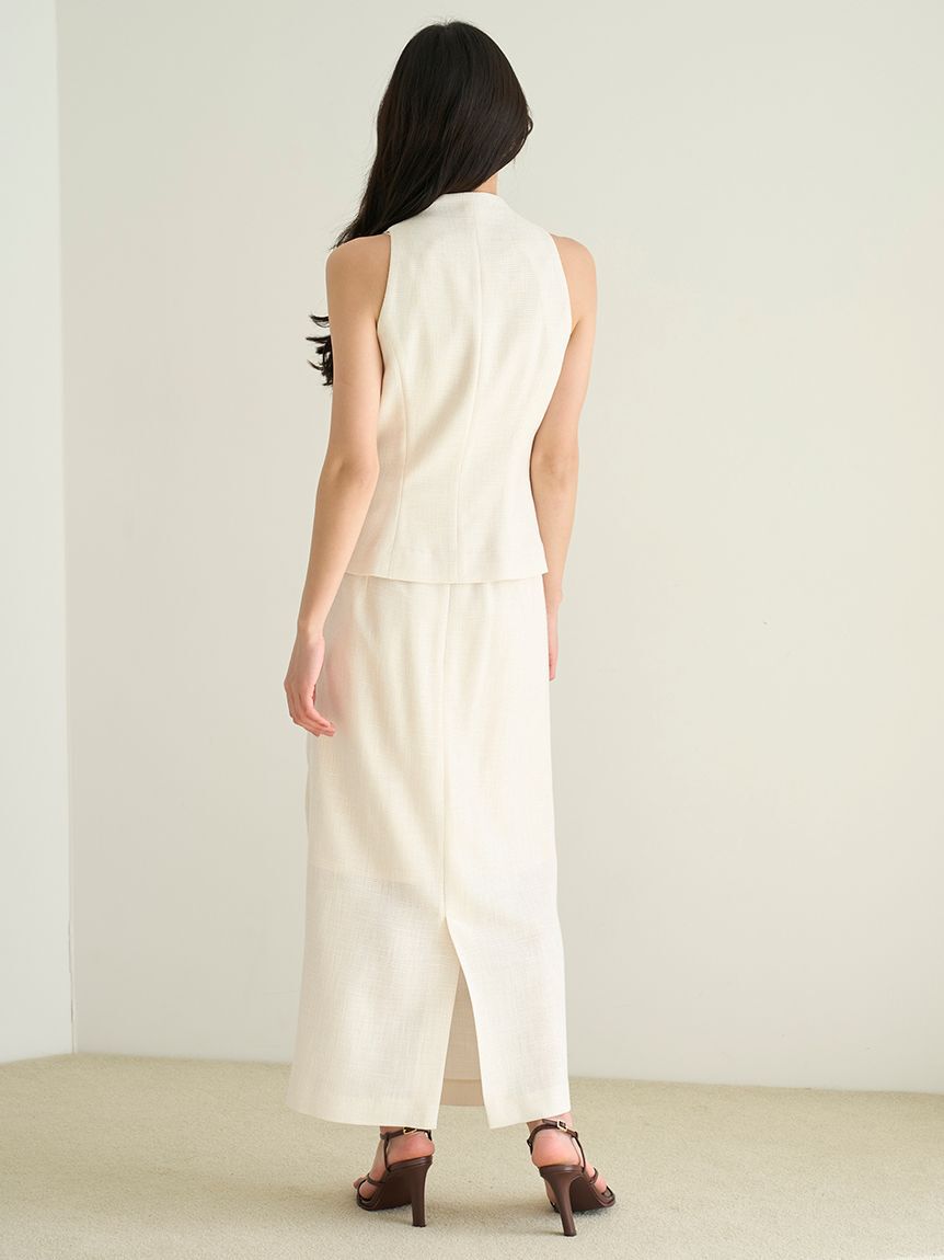 SNIDEL「ギャザージレトップス」|ダウンベスト・ベスト|