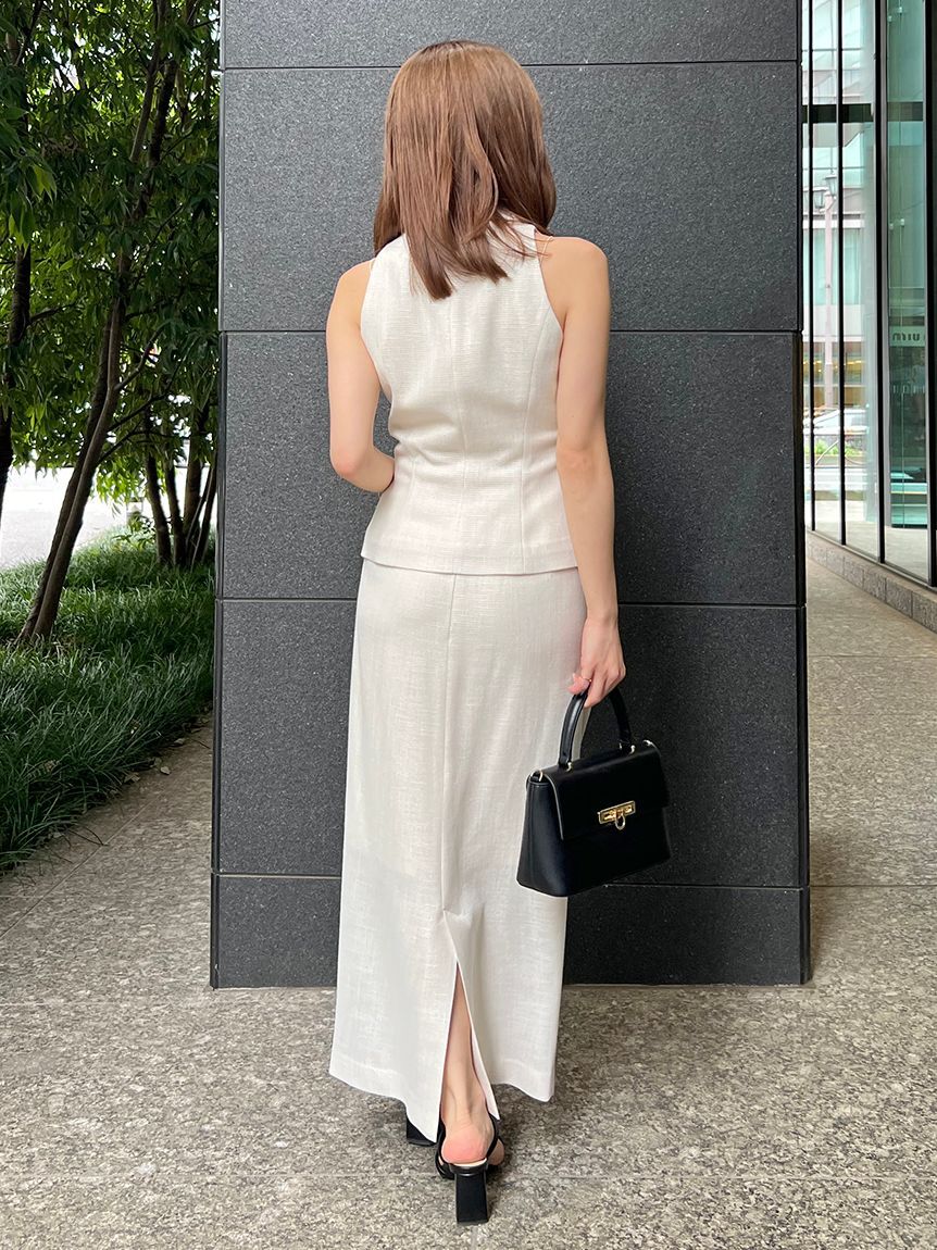 SNIDEL「ギャザージレトップス」|ダウンベスト・ベスト|