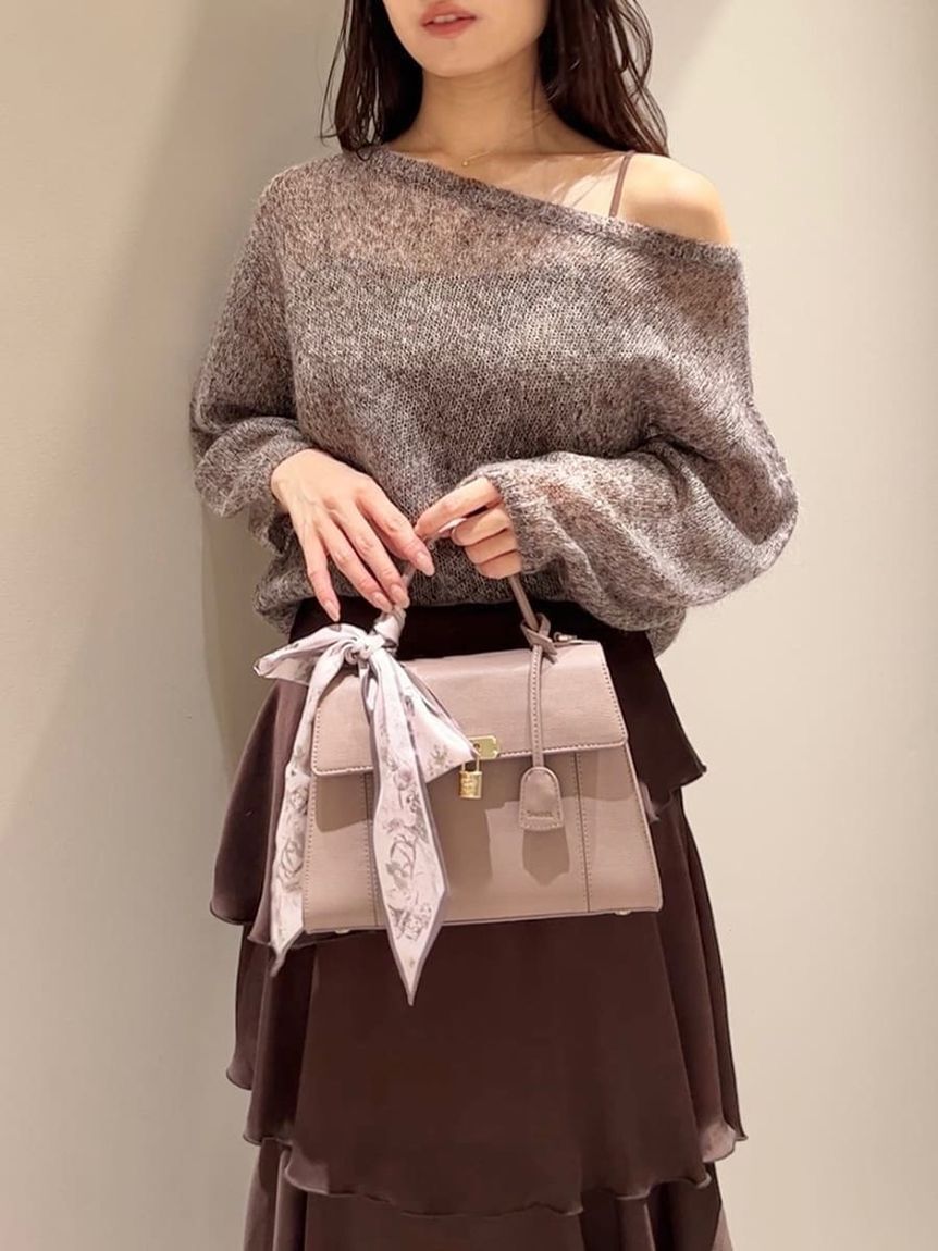 SNIDEL「ロールカバーパッドロックバッグ」|ハンドバッグ|