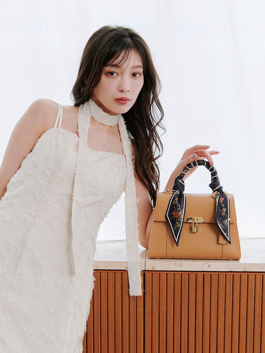 SNIDEL「ロールカバーパッドロックバッグ」|ハンドバッグ|CML