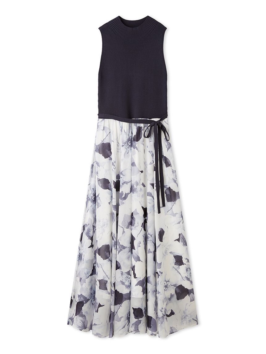 SNIDEL「ノースリニットドッキングワンピース」|ワンピース|