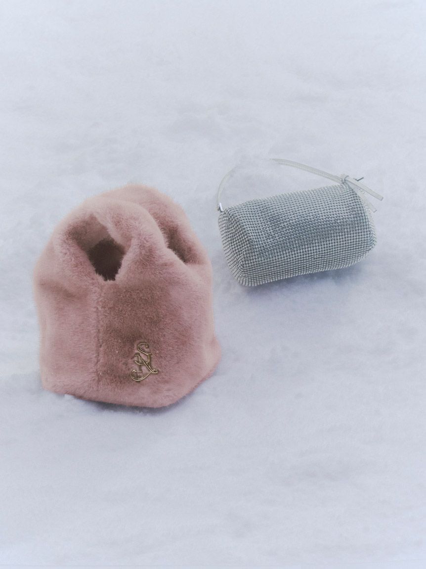 SNIDEL「【WEB限定カラーあり】ファーバッグ」|ハンドバッグ|