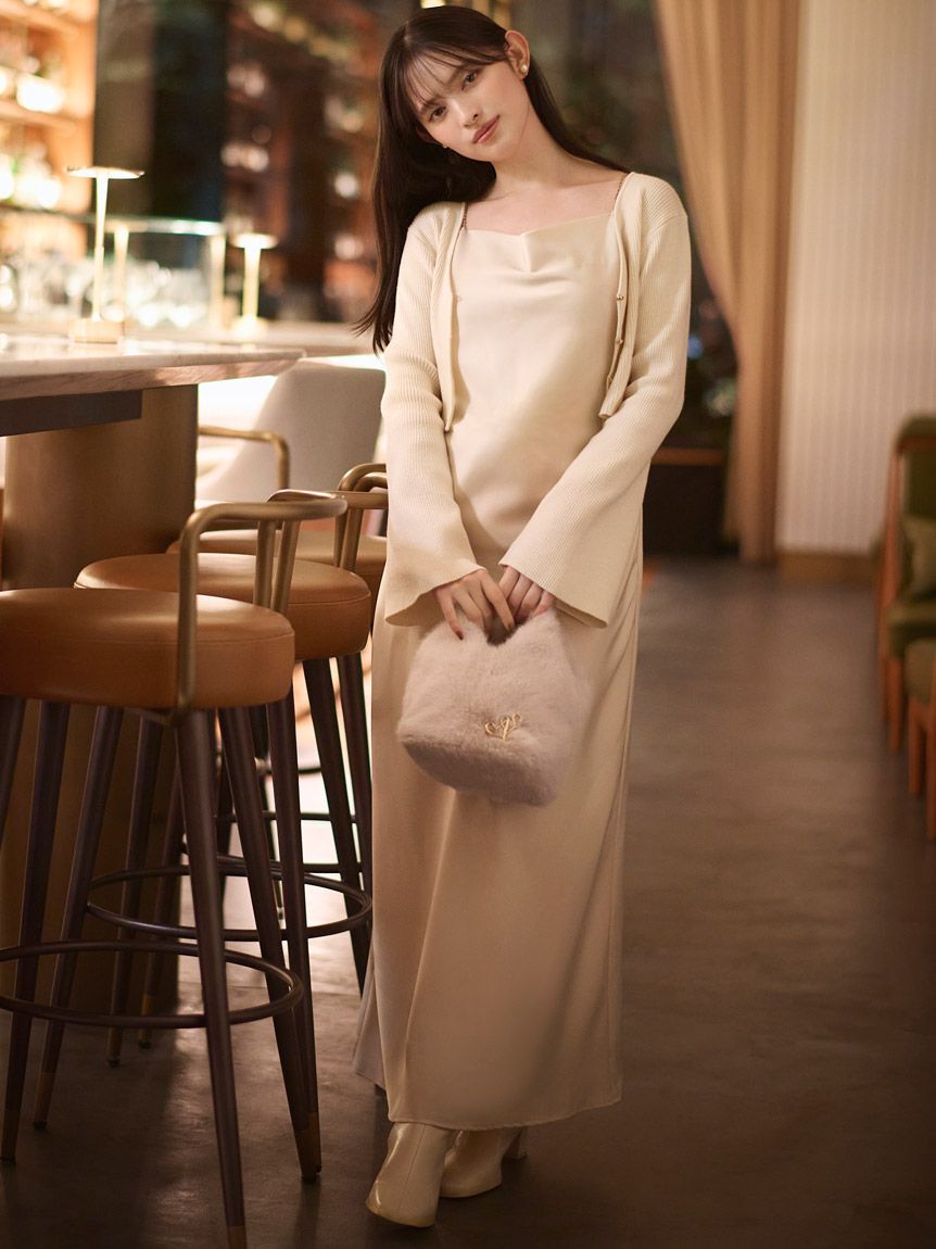 SNIDEL「【WEB限定カラーあり】ファーバッグ」|ハンドバッグ|