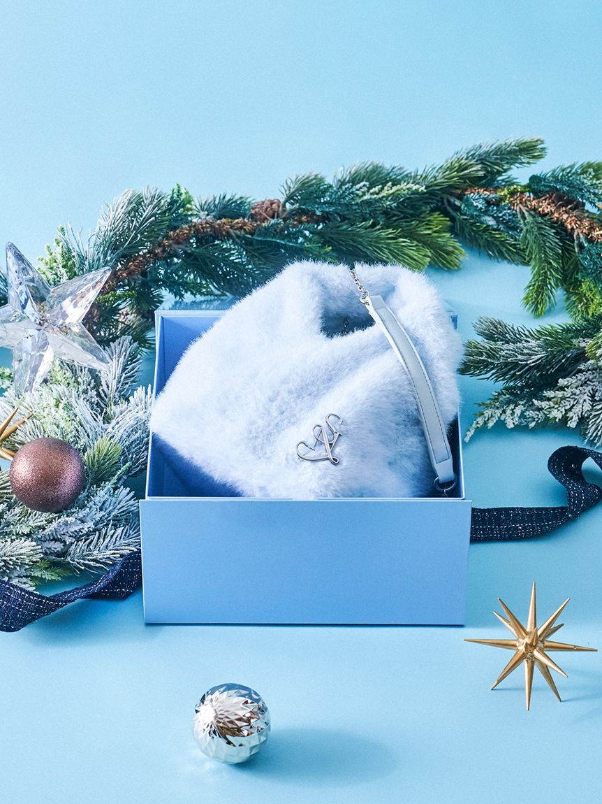 SNIDEL「【WEB限定カラーあり】ファーバッグ」|ハンドバッグ|