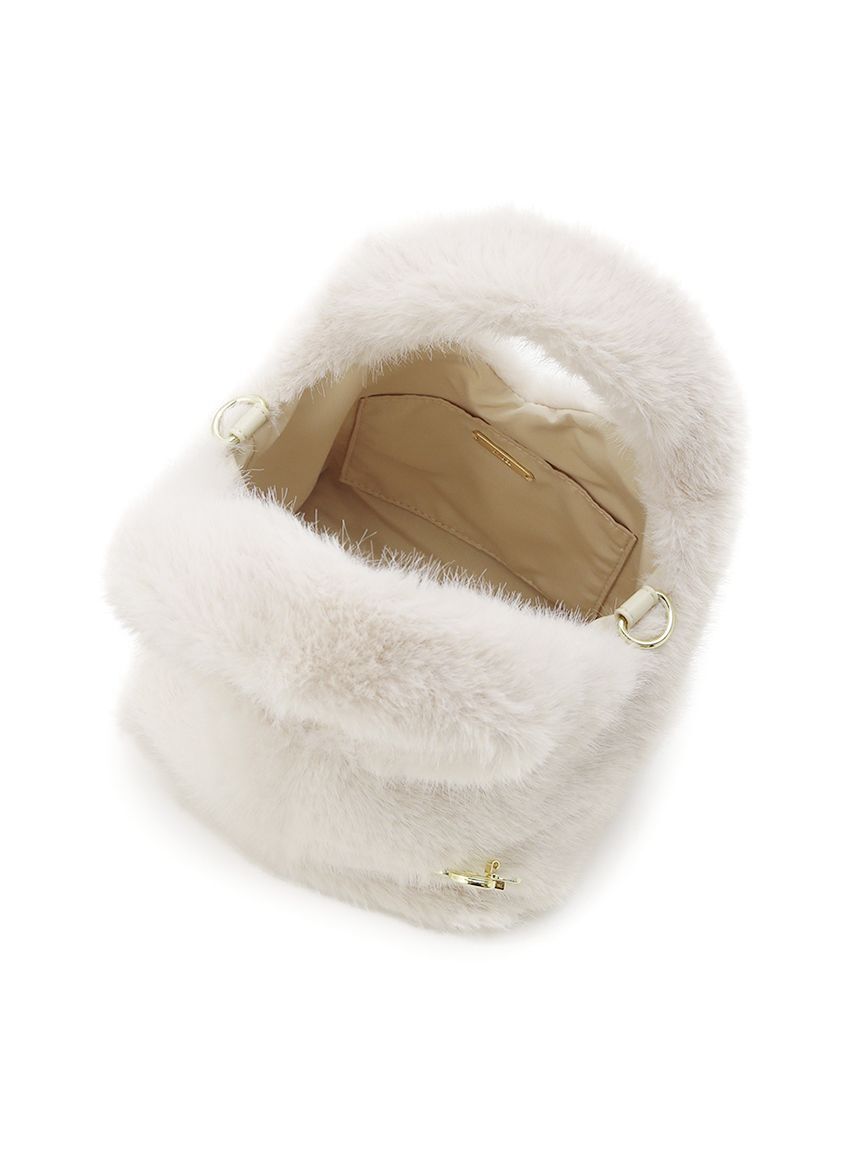 SNIDEL「【WEB限定カラーあり】ファーバッグ」|ハンドバッグ|