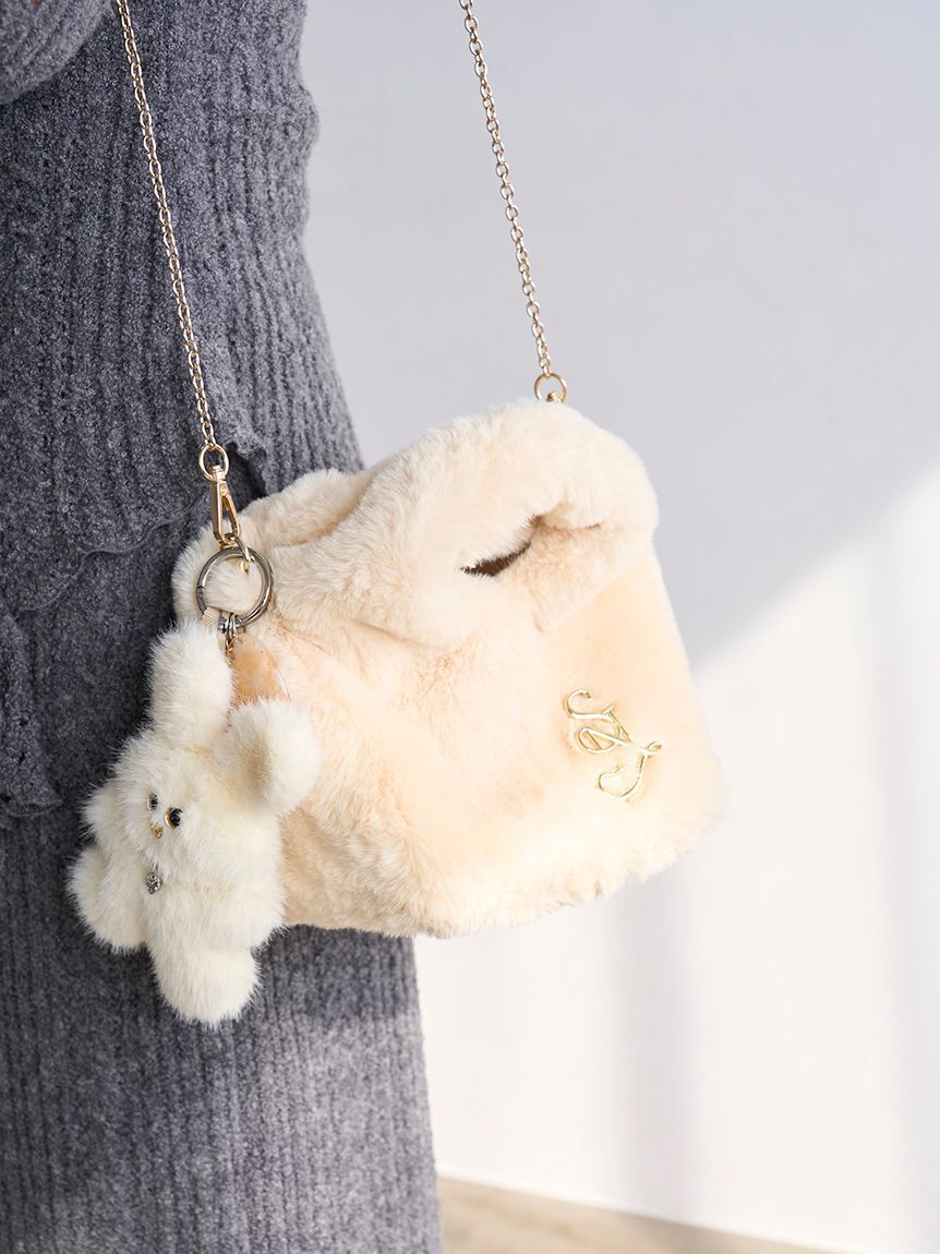 SNIDEL「【WEB限定カラーあり】ファーバッグ」|ハンドバッグ|