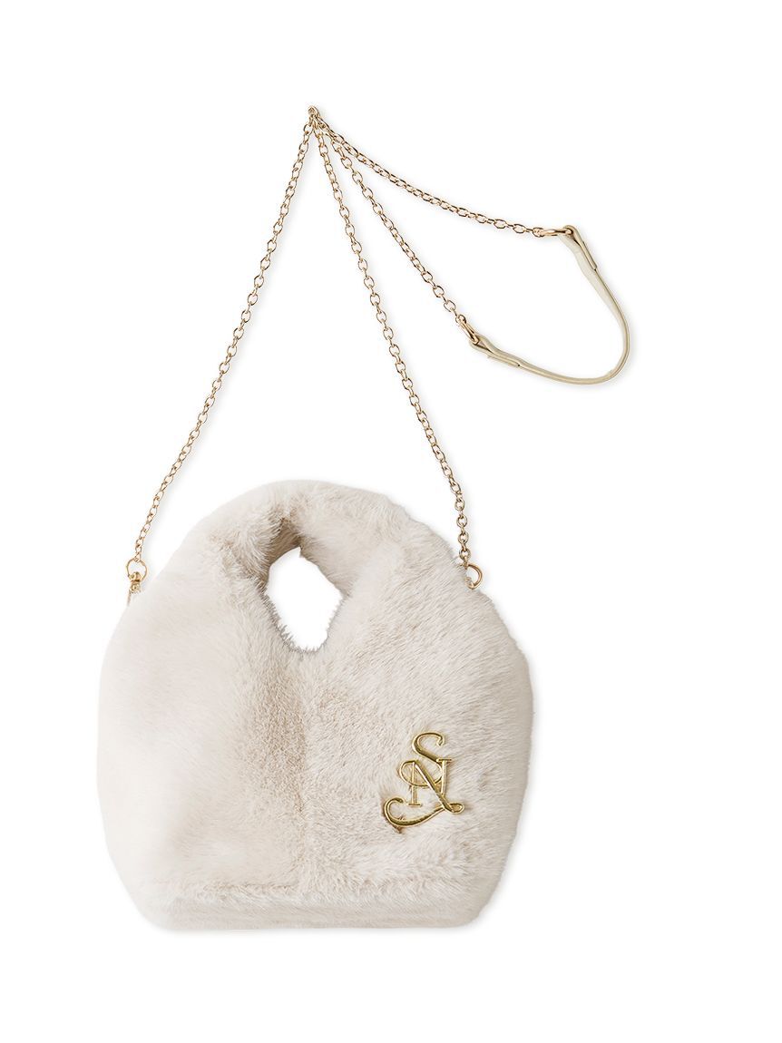 SNIDEL「【WEB限定カラーあり】ファーバッグ」|ハンドバッグ|