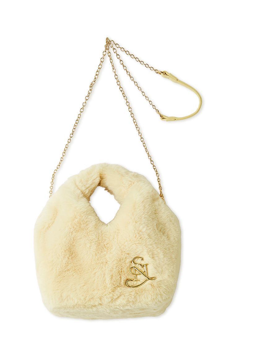 SNIDEL「【WEB限定カラーあり】ファーバッグ」|ハンドバッグ|