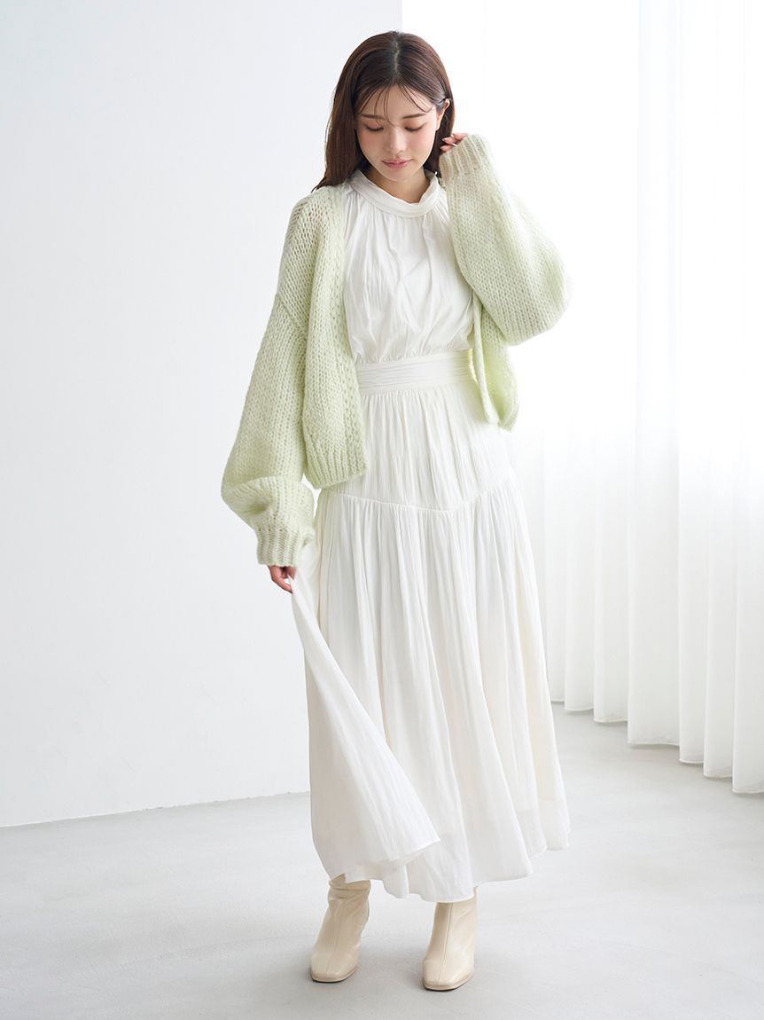 SNIDEL「ローゲージショートカーディガン」|カーディガン|