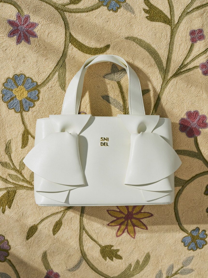 SNIDEL「ダブルリボンバッグ」|ハンドバッグ|