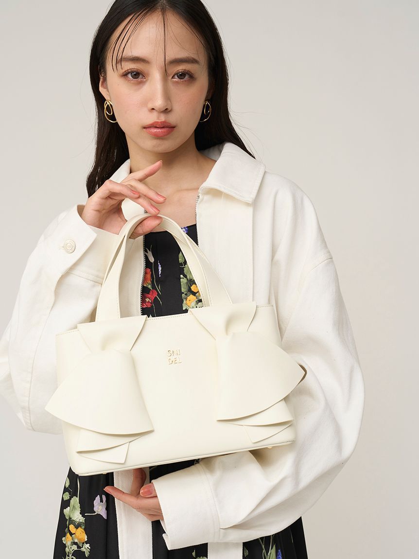 SNIDEL「ダブルリボンバッグ」|ハンドバッグ|