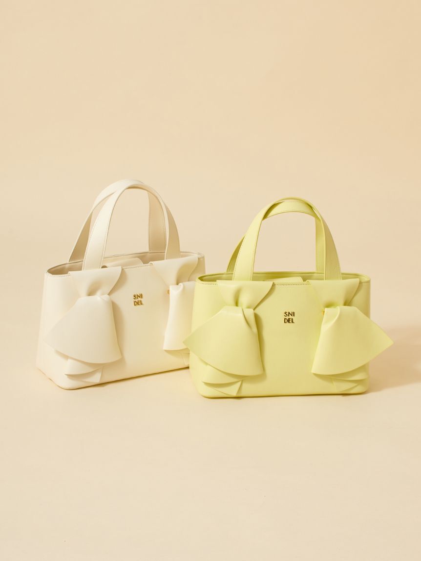 SNIDEL「ダブルリボンバッグ」|ハンドバッグ|