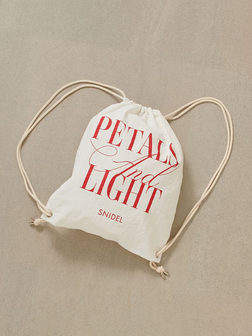 SNIDEL「タイプナップサック」|リュック|WHT