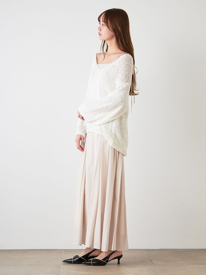 SNIDEL「スラブニットセットワンピース」|ワンピース|