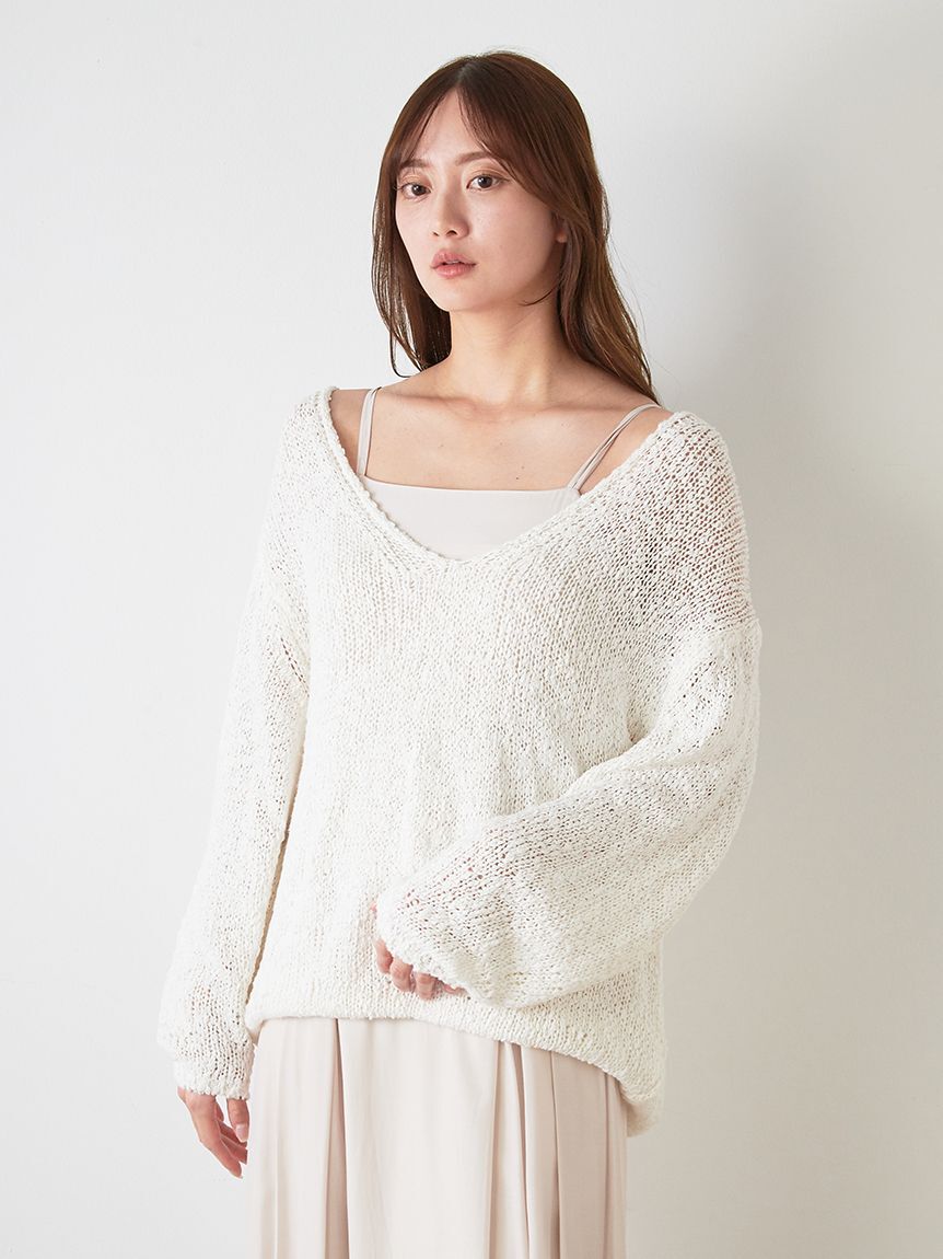 SNIDEL「スラブニットセットワンピース」|ワンピース|