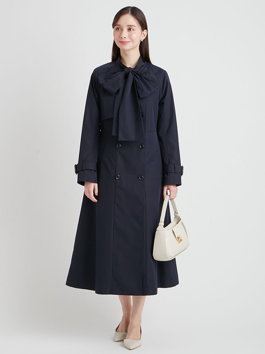 CELFORD「【撥水】リボン付きトレンチコート」|トレンチコート|