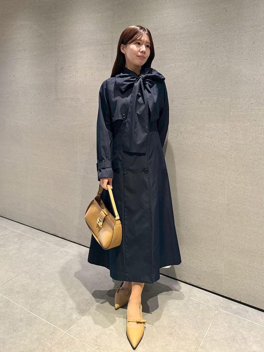 CELFORD「【撥水】リボン付きトレンチコート」|トレンチコート|