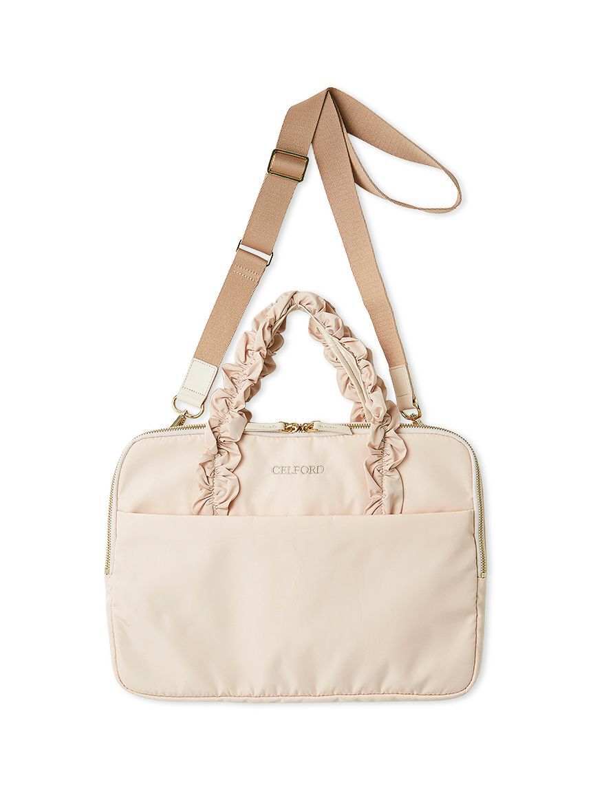 CELFORD「13インチ対応フリルラメ刺繍PCバッグ」|ショルダー・メッセンジャー|LPNK