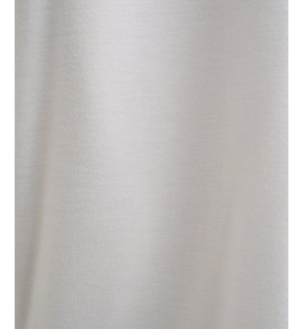 ikka「7分袖バイカラーボタンレスカーディガン」|カーディガン|