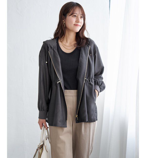 ikka「シアーマウンテンパーカー」|ブルゾン・スタジャン|