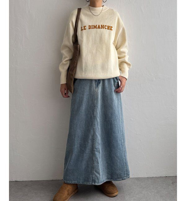 Lbc with Life「スウェットライクロゴニットプルオーバー」|カーディガン|