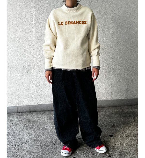 Lbc with Life「スウェットライクロゴニットプルオーバー」|カーディガン|