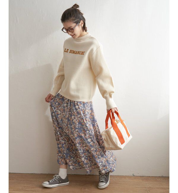 Lbc with Life「スウェットライクロゴニットプルオーバー」|カーディガン|