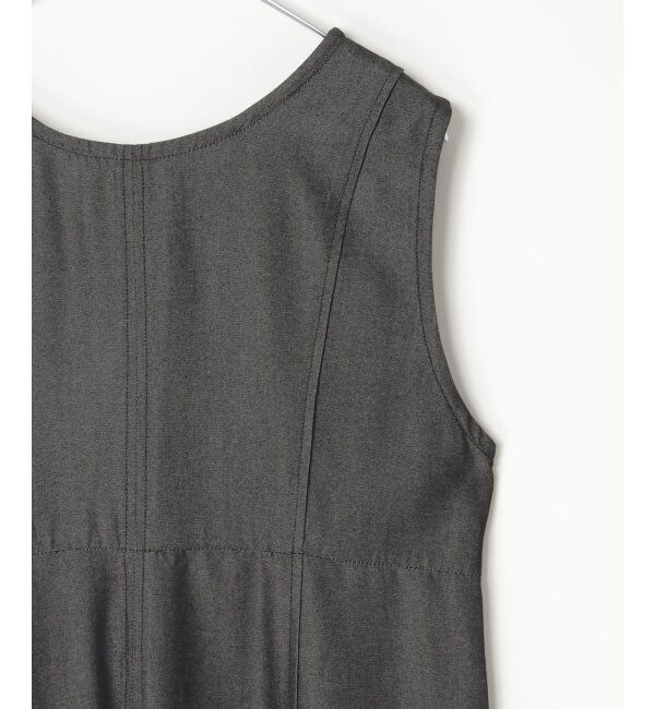 Lbc with Life「デニムライクタックフレアワンピース」|ワンピース|