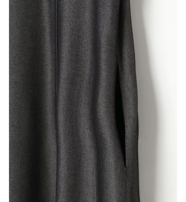 Lbc with Life「デニムライクタックフレアワンピース」|ワンピース|