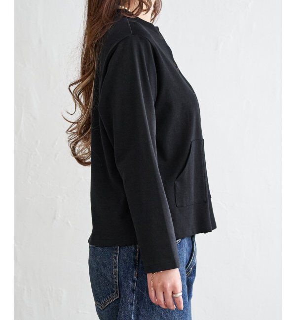 Lbc with Life「ポンチミニスナップボタンカーディガン」|カーディガン|