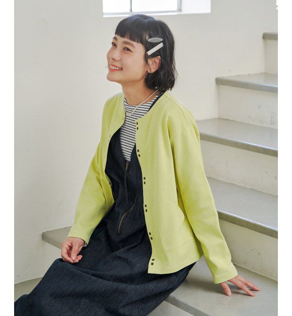 Lbc with Life「ポンチミニスナップボタンカーディガン」|カーディガン|