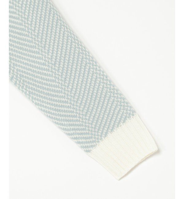 Lbc with Life「ヘリンボン柄ニットプルオーバー」|カーディガン|