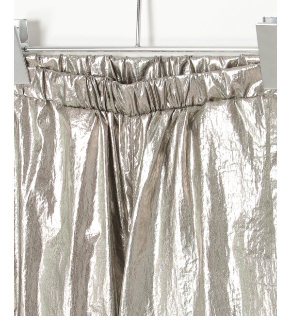 VENCE share style「メタリックパラシュートパンツ」|デニム|