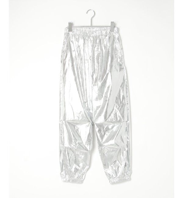 VENCE share style「メタリックパラシュートパンツ」|デニム|